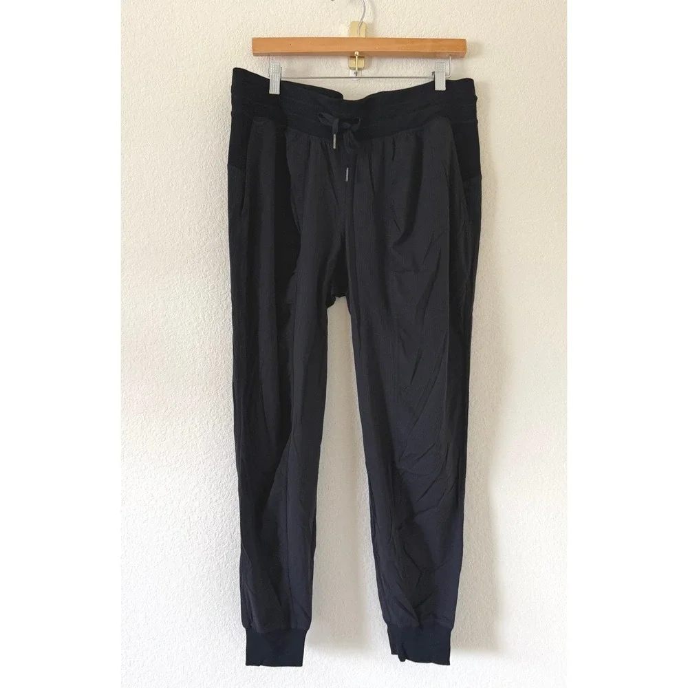 Lululemon Women's Black High Rise Dance Studio Jogger W5BPJS Size 12 Athleisure - Picture 1 of 6